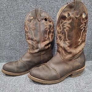 Double H Women's Western Boot | Size 10 M  | USA Made | Brown‎ Leather DH5159